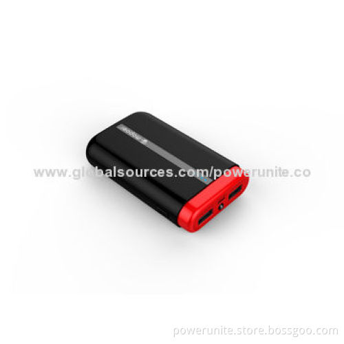 Dual-USB Output Ports Portable Power Banks for Smartphones with 9,000mAh Actual Capacity